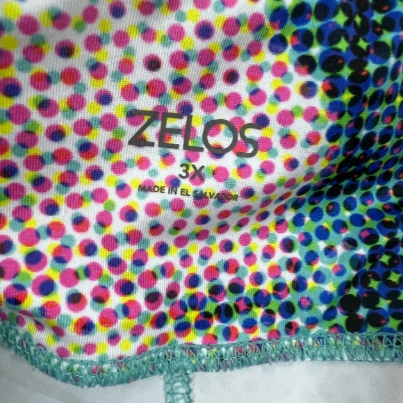 Zelos Women’s Plus Size 3X Multicolor Workout Leggings - Picture 3 of 10